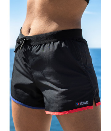 Le Short Tricolore - Noir (F)
