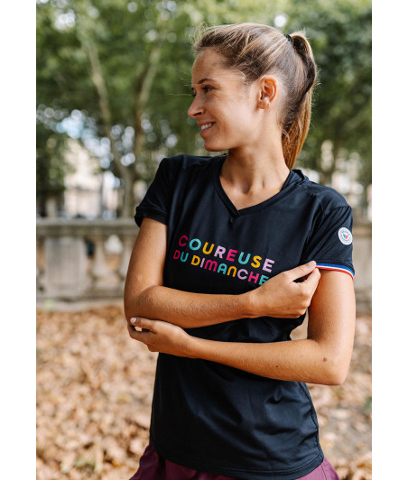 Running Shirt - Monde coloré coureur' T-shirt sport Femme