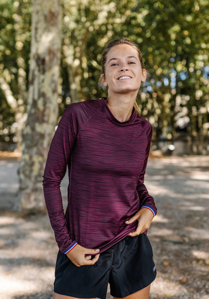 T-Shirt manches longues Running Femme Made in France et Recyclé