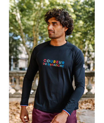 Le Coureur Du Dimanche Noir & Coloré - ML (H)