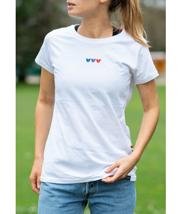 Le Tee-shirt coton Courons Autrement - Blanc (F)