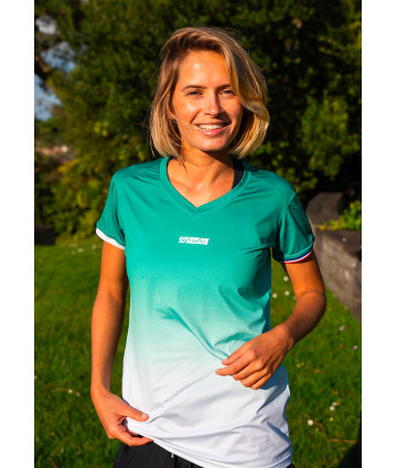 Le Dégradé - Vert & Blanc (F)