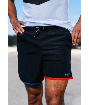 Le Short Tricolore - Noir (H)