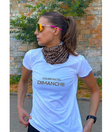 Le Coureur Du Dimanche - Blanc & Léopard (F)