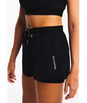 Short Active 2 en 1 - Noir (F)