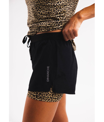 Short Active 2 en 1 - Léopard (F)