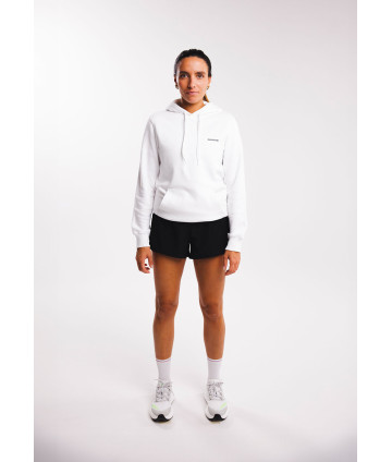 Sweat Unisexe Blanc Logo Coeur