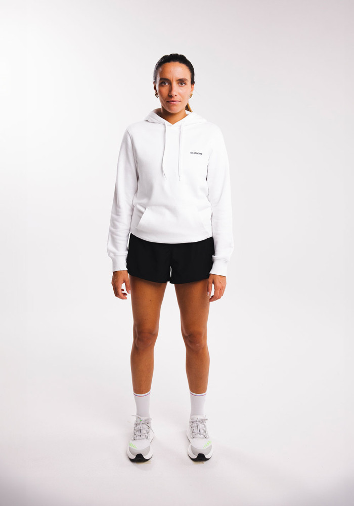 Sweat Unisexe Blanc Logo Coeur