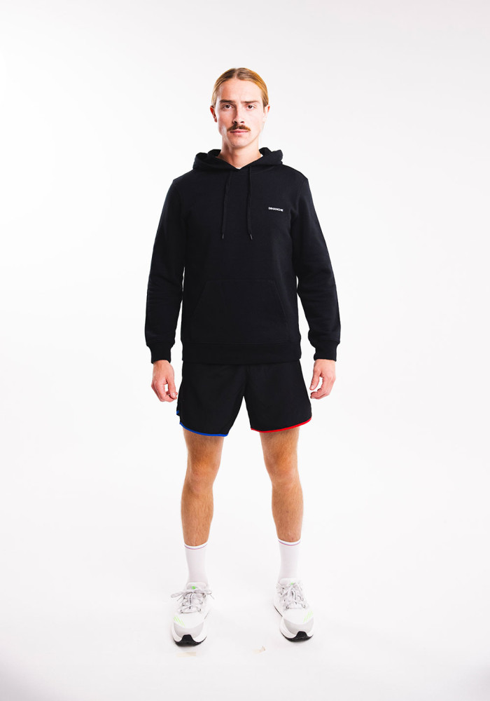 Sweat Unisexe Noir Logo Coeur