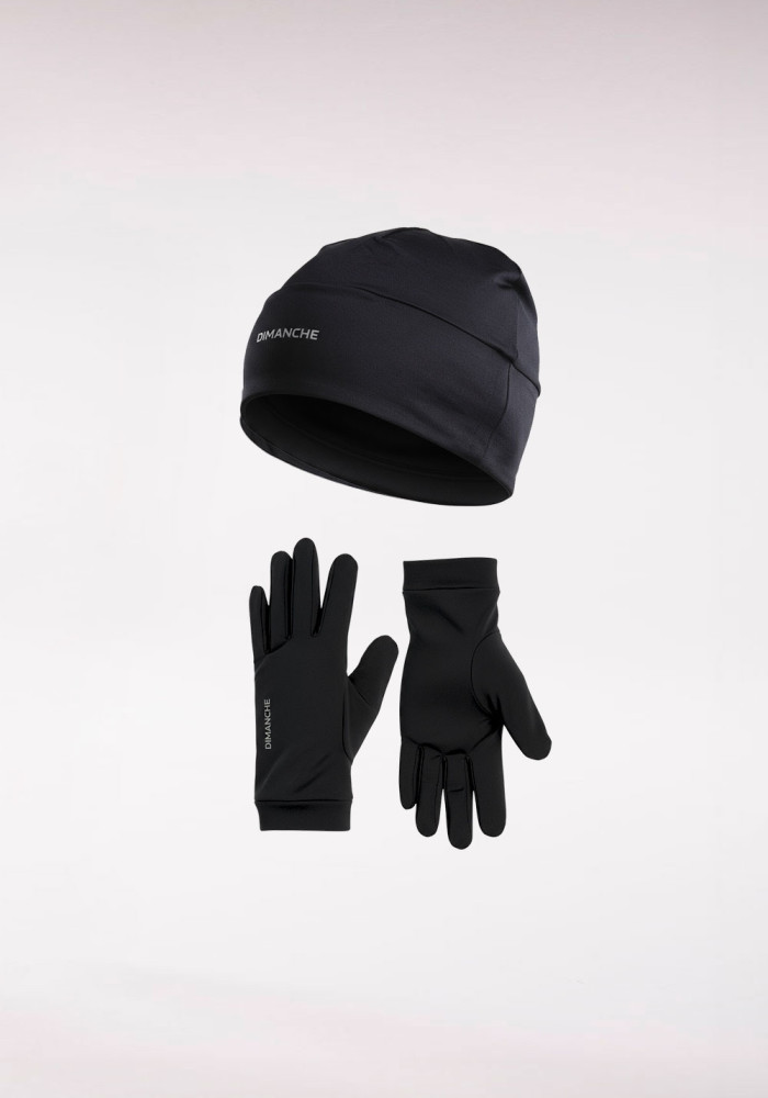 Pack Gloves + Beanie - Black