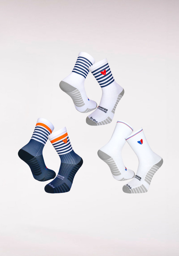 Pack 3 Running socks
