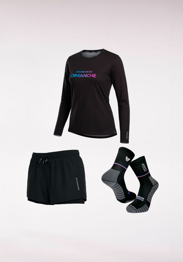 Pack ML Noir Logo Bleu F