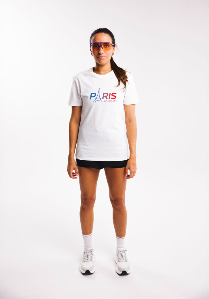 T-shirt unisexe Blanc Paris