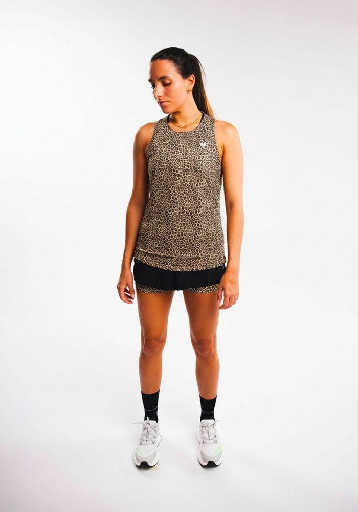 Débardeur Active Léopard F