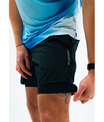 Short Active 2 en 1 - Noir H