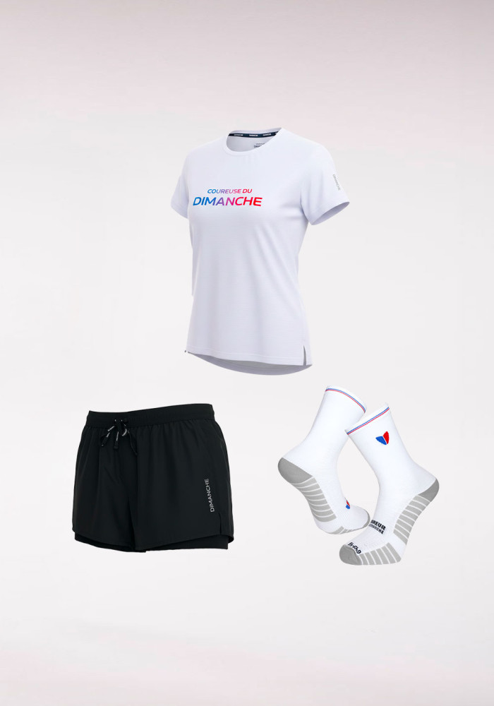 Pack White Logo Tricolor W