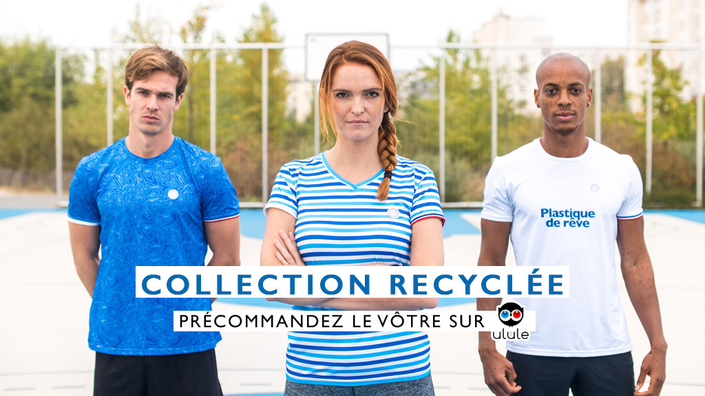 Coureur-Du-Dimanche-Plastique-de-reve - Tee-shirts de running en bouteilles plastiques recyclées